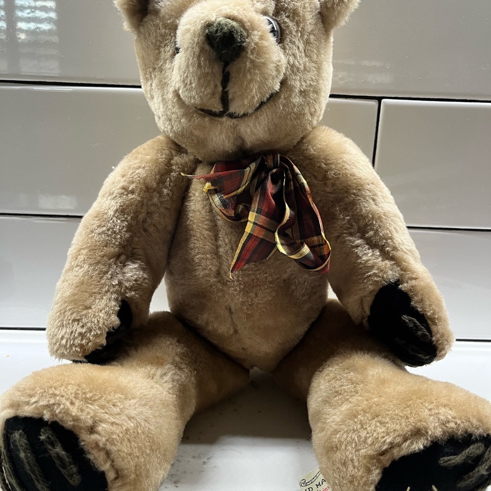Skin Tan and Red Stuffed Animal Plush